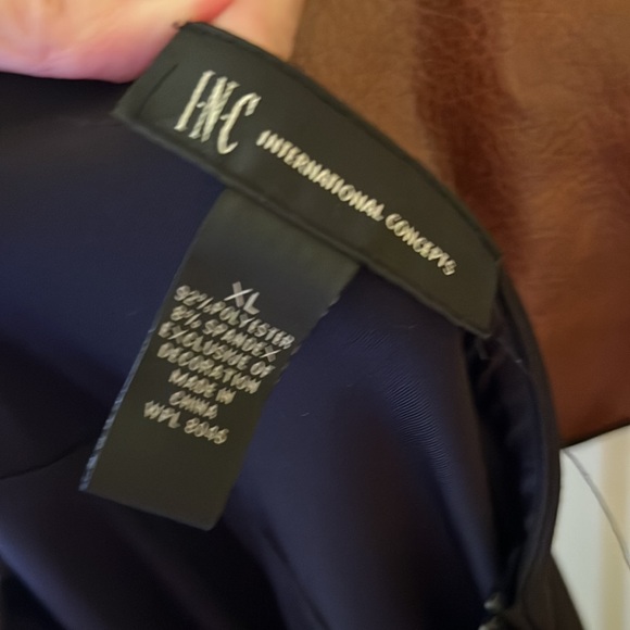 INC International Concepts XL black sequence dress with or without straps - Picture 7 of 8